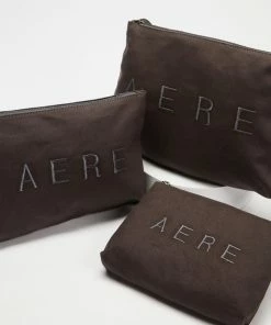 AERE Organic Canvas Pouch Set Charcoal -Men's Travel and Luggage http3A2F2Fstatic.theiconic.com .au2Fp2Faere 2677 9595721 4