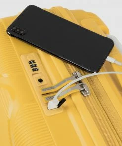 American Tourister Instagon Spinner 55/20 Lemon Chrome -Men's Travel and Luggage http3A2F2Fstatic.theiconic.com .au2Fp2Famerican tourister 1993 8849111 5