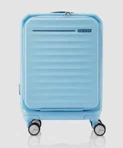 American Tourister Frontec Spinner 54/19 Expandable TSA Aquamarine -Men's Travel and Luggage http3A2F2Fstatic.theiconic.com .au2Fp2Famerican tourister 2293 0649111 2