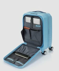 American Tourister Frontec Spinner 54/19 Expandable TSA Aquamarine -Men's Travel and Luggage http3A2F2Fstatic.theiconic.com .au2Fp2Famerican tourister 2296 0649111 4