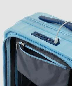 American Tourister Frontec Spinner 54/19 Expandable TSA Aquamarine -Men's Travel and Luggage http3A2F2Fstatic.theiconic.com .au2Fp2Famerican tourister 2301 0649111 6