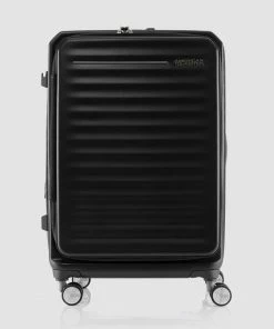American Tourister Frontec Spinner 68/25 Expandable TSA Jet Black