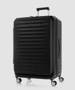 American Tourister Frontec Spinner 79/29 Expandable TSA Jet Black