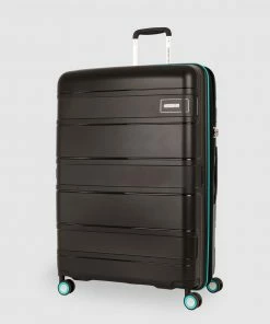 American Tourister Litevlo Spinner 82/31 Black & Turquoise