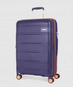 American Tourister Litevlo Spinner 55/20 Bodega Blue & Orange