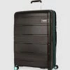 American Tourister Litevlo Spinner 69/25 Black & Turquoise