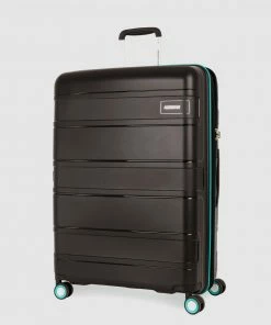 American Tourister Litevlo Spinner 69/25 Black & Turquoise