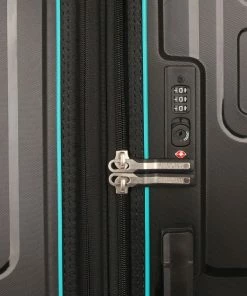American Tourister Litevlo Spinner 55/20 Black & Turquoise -Men's Travel and Luggage http3A2F2Fstatic.theiconic.com .au2Fp2Famerican tourister 5234 552049 3