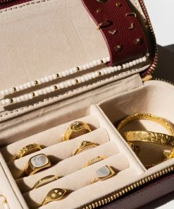 Arms Of Eve Monroe Jewellery and Cosmetic Travel Bag Burgundy -Men's Travel and Luggage http3A2F2Fstatic.theiconic.com .au2Fp2Farms of eve 5171 5077441 6