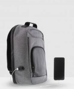 Cobb & Co Pilot Anti-Theft Backpack Grey -Men's Travel and Luggage http3A2F2Fstatic.theiconic.com .au2Fp2Fcobb co 1798 680149 6
