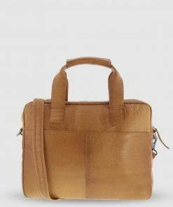 Cobb & Co Lawson Jr. Soft Leather Briefcase Tan
