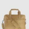 Cobb & Co Lawson Jr. Soft Leather Briefcase Camel