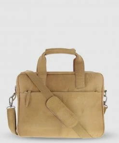 Cobb & Co Lawson Jr. Soft Leather Briefcase Camel
