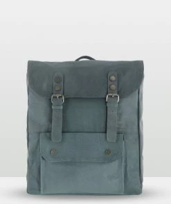 Cobb & Co Wentworth Soft Leather Backpack Steel