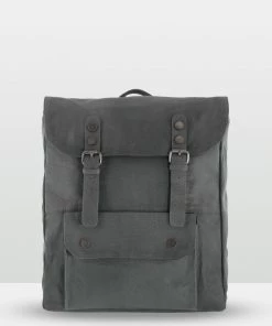 Cobb & Co Wentworth Soft Leather Backpack Charcoal