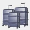 Cobb & Co Sydney Polycarbonate Luggage 3 Piece Set Blue