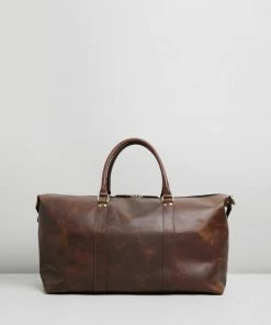 Double Oak Mills Lyle Leather Weekender Brown -Men's Travel and Luggage http3A2F2Fstatic.theiconic.com .au2Fp2Fdouble oak mills 0919 471988 3