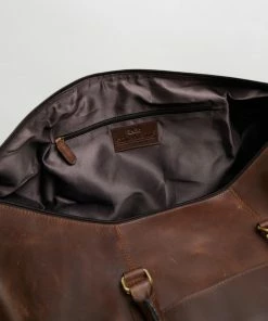Double Oak Mills Lyle Leather Weekender Brown -Men's Travel and Luggage http3A2F2Fstatic.theiconic.com .au2Fp2Fdouble oak mills 0919 471988 4