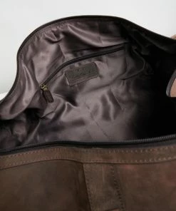 Double Oak Mills Teddy Leather Weekender Brown -Men's Travel and Luggage http3A2F2Fstatic.theiconic.com .au2Fp2Fdouble oak mills 0926 559188 4