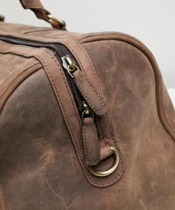 Double Oak Mills Teddy Leather Weekender Brown -Men's Travel and Luggage http3A2F2Fstatic.theiconic.com .au2Fp2Fdouble oak mills 0926 559188 5