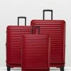 Echolac Japan Birmingham Echolac 3 Piece Luggage Set RED