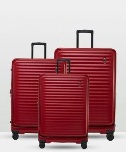 Echolac Japan Birmingham Echolac 3 Piece Luggage Set RED