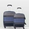 Echolac Japan Glasgow Echolac Soft 2 Piece Luggage Set NAVY