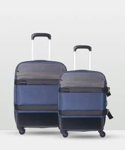 Echolac Japan Glasgow Echolac Soft 2 Piece Luggage Set NAVY