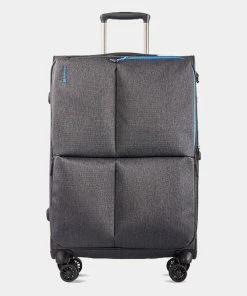 Echolac Japan Serpentine Echolac Medium Soft Side Case Grey Blue