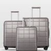 Echolac Japan Auckland Echolac 3 Piece Luggage Set GREY