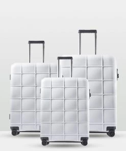 Echolac Japan Cape Town Echolac 3 Piece Luggage Set WHITE