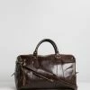 Republic of Florence Small Nardi Overnight Bag Chocolate