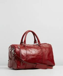 Republic of Florence Small Nardi Overnight Bag Red