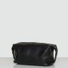Republic of Florence Tre Leather Dopp Kit Black
