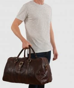 Republic of Florence Amerigo Duffle Bag Chocolate -Men's Travel and Luggage http3A2F2Fstatic.theiconic.com .au2Fp2Fetrusco classic 1771 3970001 3