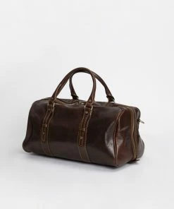 Republic of Florence The Polo Small Choc Leather Overnighter Chocolate -Men's Travel and Luggage http3A2F2Fstatic.theiconic.com .au2Fp2Fetrusco classic 5282 8627931 5