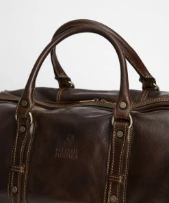 Republic of Florence The Polo Small Choc Leather Overnighter Chocolate -Men's Travel and Luggage http3A2F2Fstatic.theiconic.com .au2Fp2Fetrusco classic 5284 8627931 6