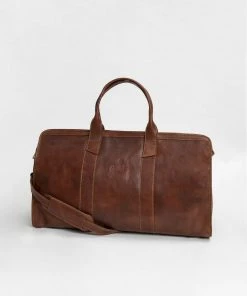 Republic of Florence The Vespucci Brown Leather Weekender