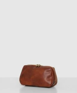 Republic of Florence The Otto Leather Dopp Kit Matt Brown