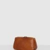 Republic of Florence The Otto Leather Dopp Kit Matt Tan