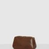 Republic of Florence The Otto Leather Dopp Kit Matt Chocolate