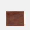 Fossil Ryan Dark Brown RFID Flip ID Bifold