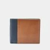 Fossil Ward Blue RFID Large Coin Pocket Bifold