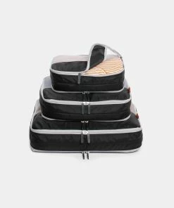 Globite Double Sided Packing Cubes 3 Piece Black