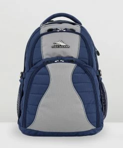 High Sierra Reverb RFID Laptop Backpack Navy & Grey