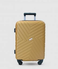 JETT BLACK Sahara Maze Carry On Suitcase Golden