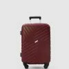JETT BLACK Merlot Maze Carry On Suitcase Deep Red