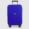 JETT BLACK Royal Blue Maze Carry On Suitcase