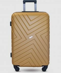 JETT BLACK Sahara Maze Medium Suitcase Golden