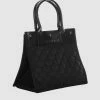 JETT BLACK The Soho Quilted Tote Bag Black